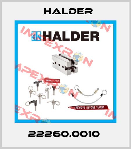 22260.0010  Halder