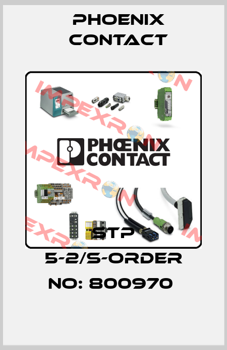 STP 5-2/S-ORDER NO: 800970  Phoenix Contact