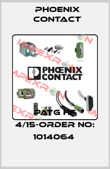 PATG HF 4/15-ORDER NO: 1014064  Phoenix Contact