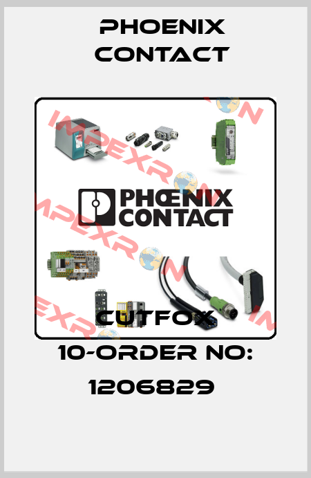 CUTFOX 10-ORDER NO: 1206829  Phoenix Contact