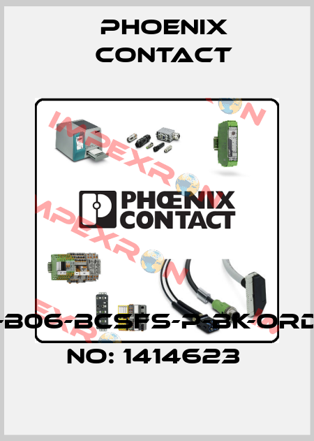 HC-B06-BCSFS-P-BK-ORDER NO: 1414623  Phoenix Contact