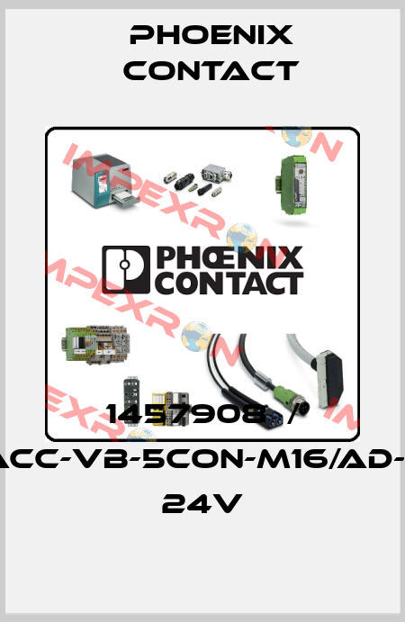 1457908  / SACC-VB-5CON-M16/AD-2L 24V Phoenix Contact