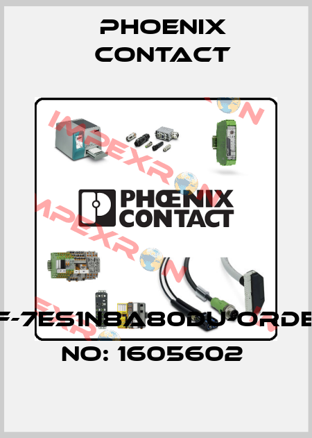 SF-7ES1N8A80DU-ORDER NO: 1605602  Phoenix Contact