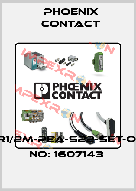 VC-TR1/2M-PEA-S22-SET-ORDER NO: 1607143  Phoenix Contact
