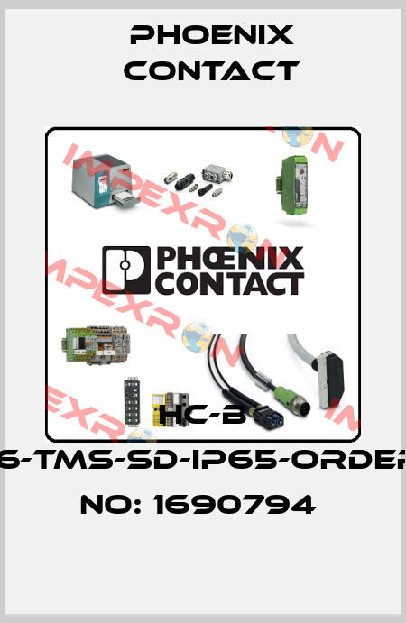 HC-B 16-TMS-SD-IP65-ORDER NO: 1690794  Phoenix Contact