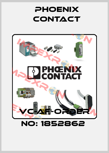 VC-AF-ORDER NO: 1852862  Phoenix Contact