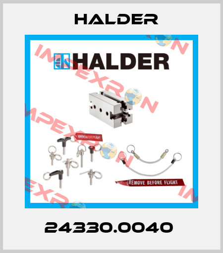 24330.0040  Halder
