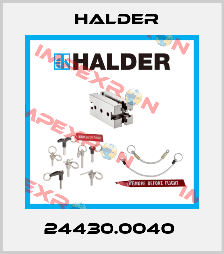 24430.0040  Halder