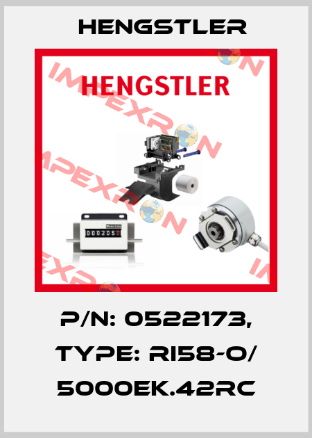 p/n: 0522173, Type: RI58-O/ 5000EK.42RC Hengstler