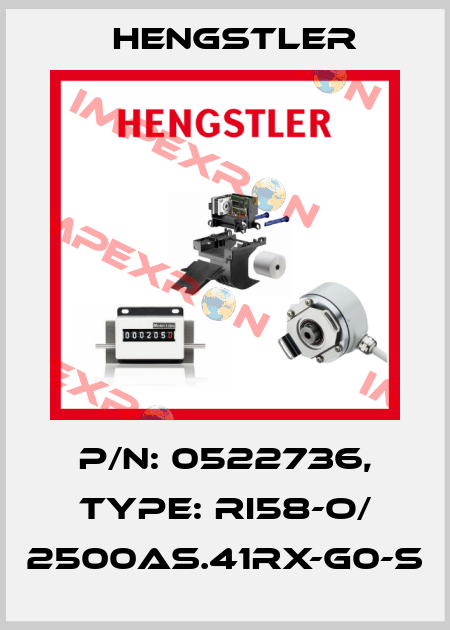 p/n: 0522736, Type: RI58-O/ 2500AS.41RX-G0-S Hengstler