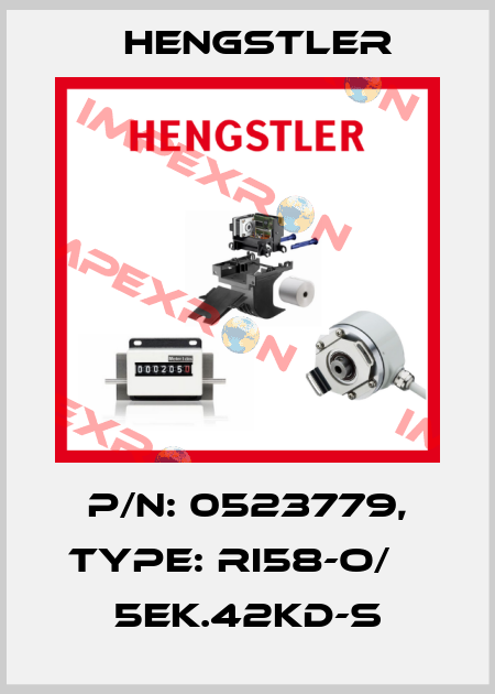 p/n: 0523779, Type: RI58-O/    5EK.42KD-S Hengstler