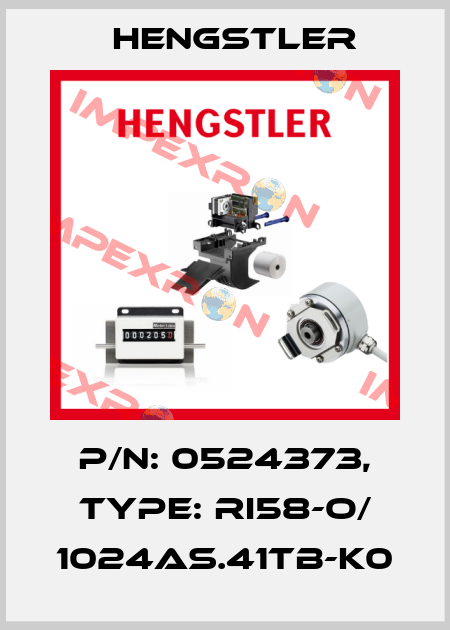 p/n: 0524373, Type: RI58-O/ 1024AS.41TB-K0 Hengstler
