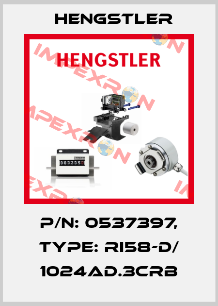 p/n: 0537397, Type: RI58-D/ 1024AD.3CRB Hengstler