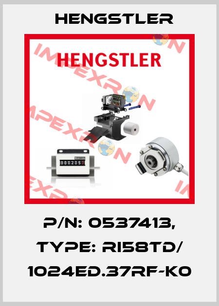 p/n: 0537413, Type: RI58TD/ 1024ED.37RF-K0 Hengstler