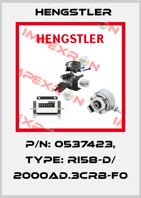 p/n: 0537423, Type: RI58-D/ 2000AD.3CRB-F0 Hengstler