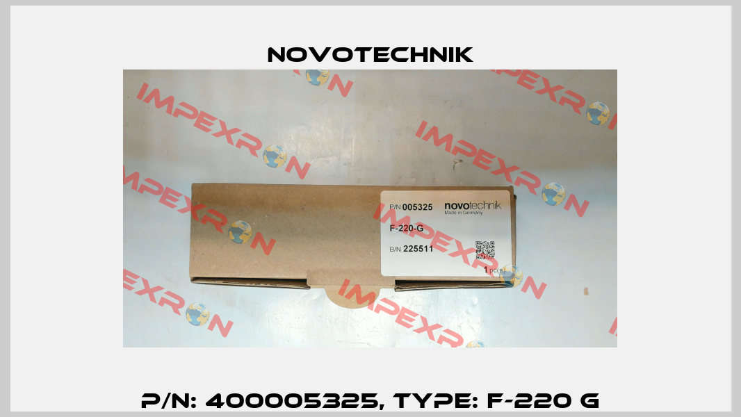 P/N: 400005325, Type: F-220 G Novotechnik
