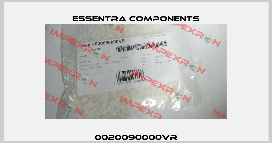0020090000VR Essentra Components