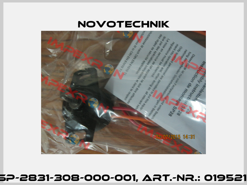 SP-2831-308-000-001, ART.-NR.: 019521  Novotechnik