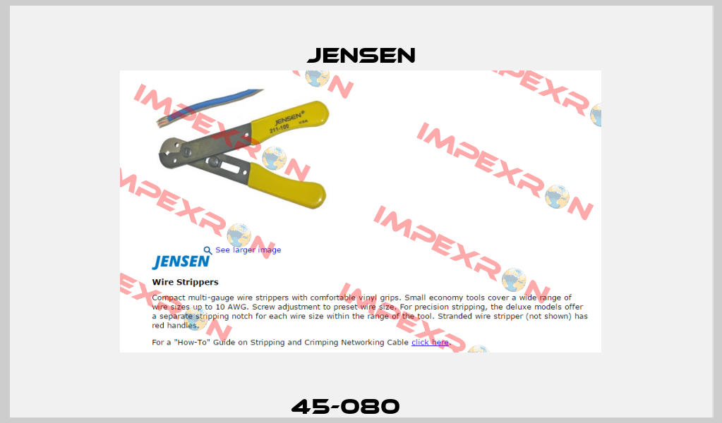 45-080 	  Jensen