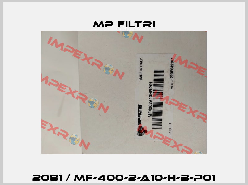 2081 / MF-400-2-A10-H-B-P01 MP Filtri