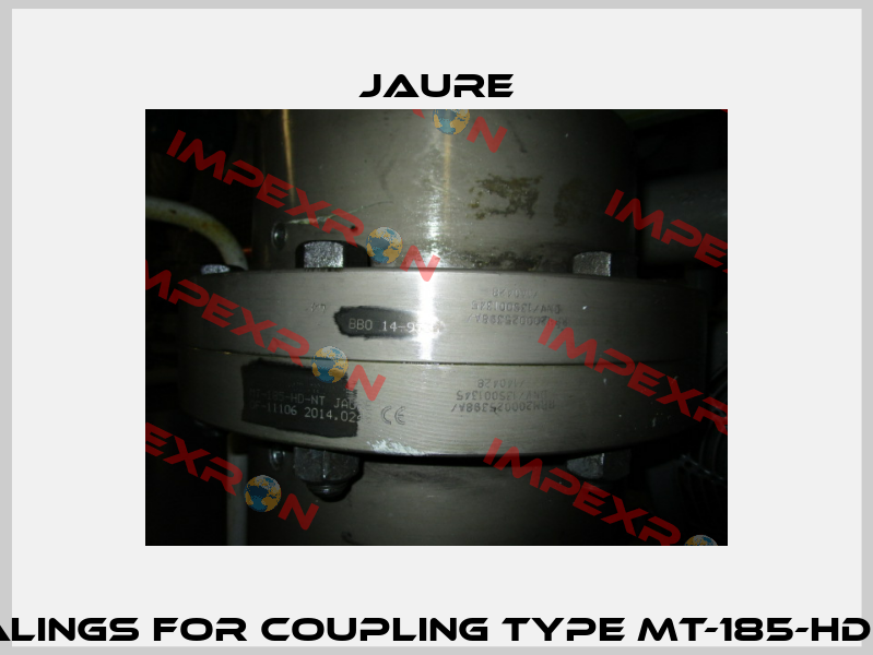 sealings for coupling type MT-185-HD-NT  Jaure