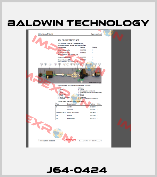 J64-0424  Baldwin Technology