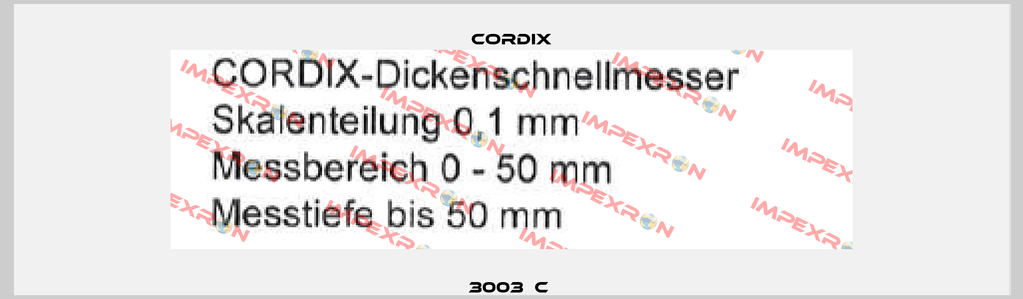  3003  C   CORDIX
