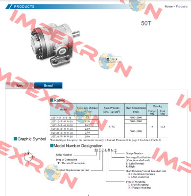 50T-36-F-R*-30  Yuken