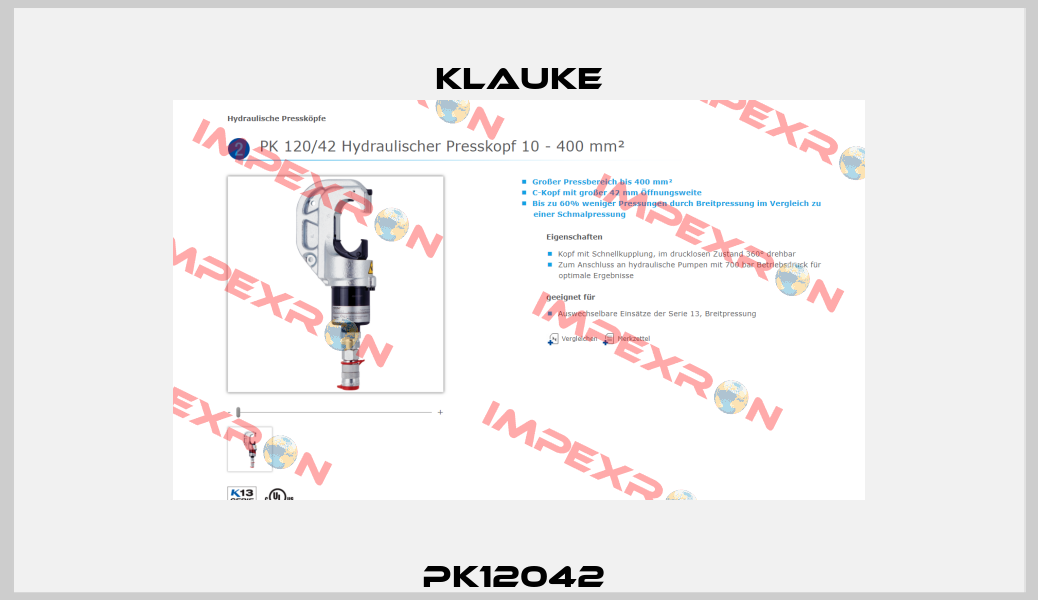 PK12042  Klauke