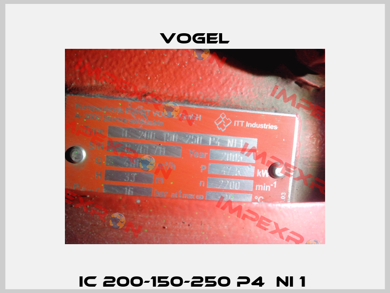 IC 200-150-250 P4  NI 1  Vogel