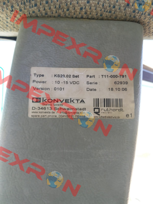 KS20.02 Set (T11-000-791) obsolete, replacement H11-004-446  Konvekta