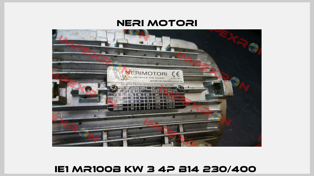 IE1 MR100B KW 3 4P B14 230/400  Neri Motori