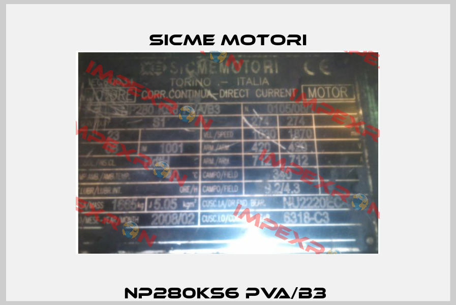NP280KS6 PVA/B3  Sicme Motori