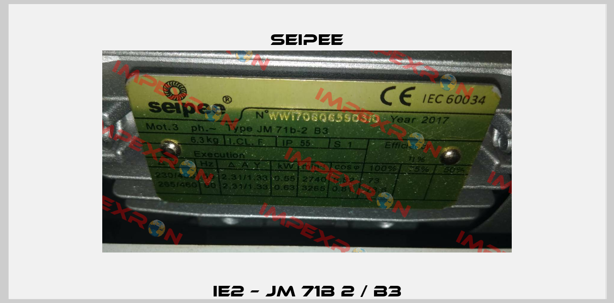 IE2 – JM 71B 2 / B3 SEIPEE