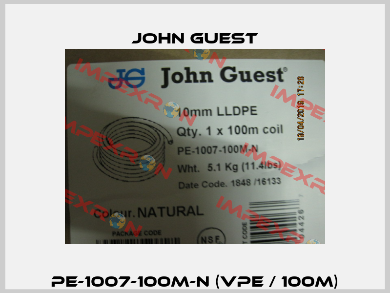 PE-1007-100M-N (VPE / 100m) John Guest