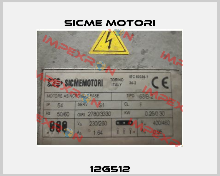 12G512 Sicme Motori