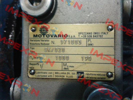 Nr 971003 Motovario