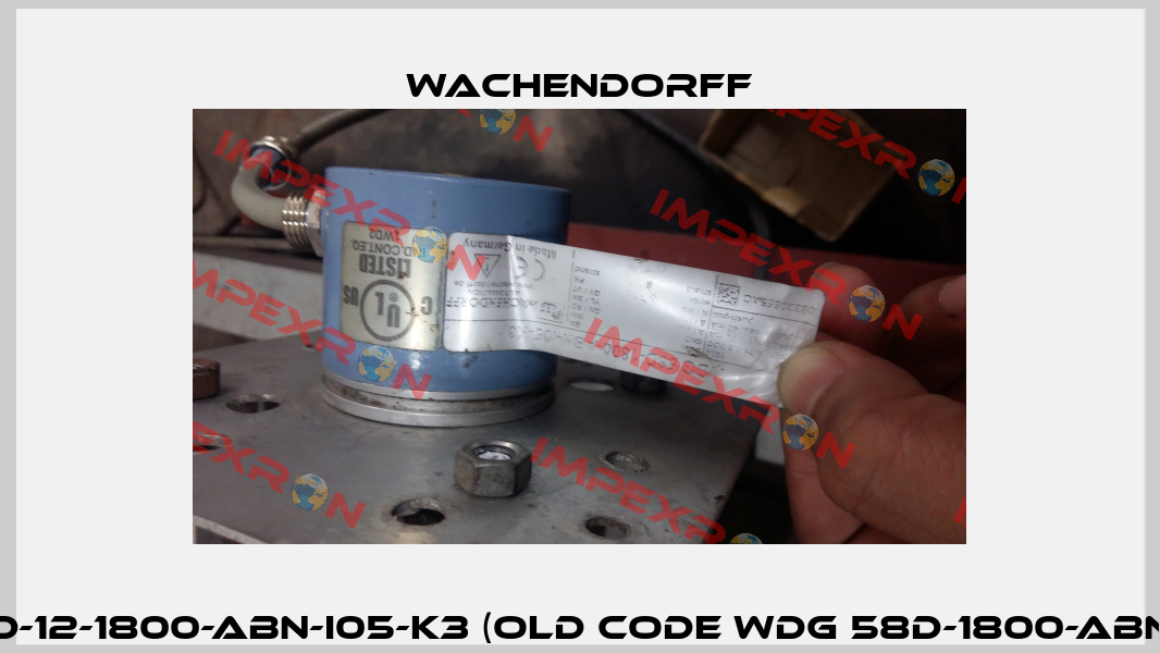 WDGI 58D-12-1800-ABN-I05-K3 (Old code WDG 58D-1800-ABN-105-K3)  Wachendorff