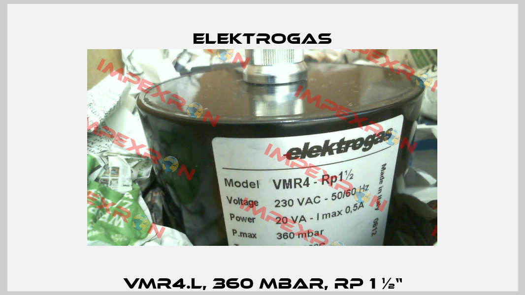 VMR4.L, 360 mbar, Rp 1 ½“ Elektrogas