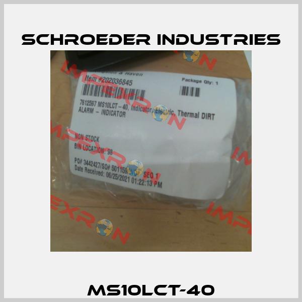 MS10LCT-40 Schroeder Industries