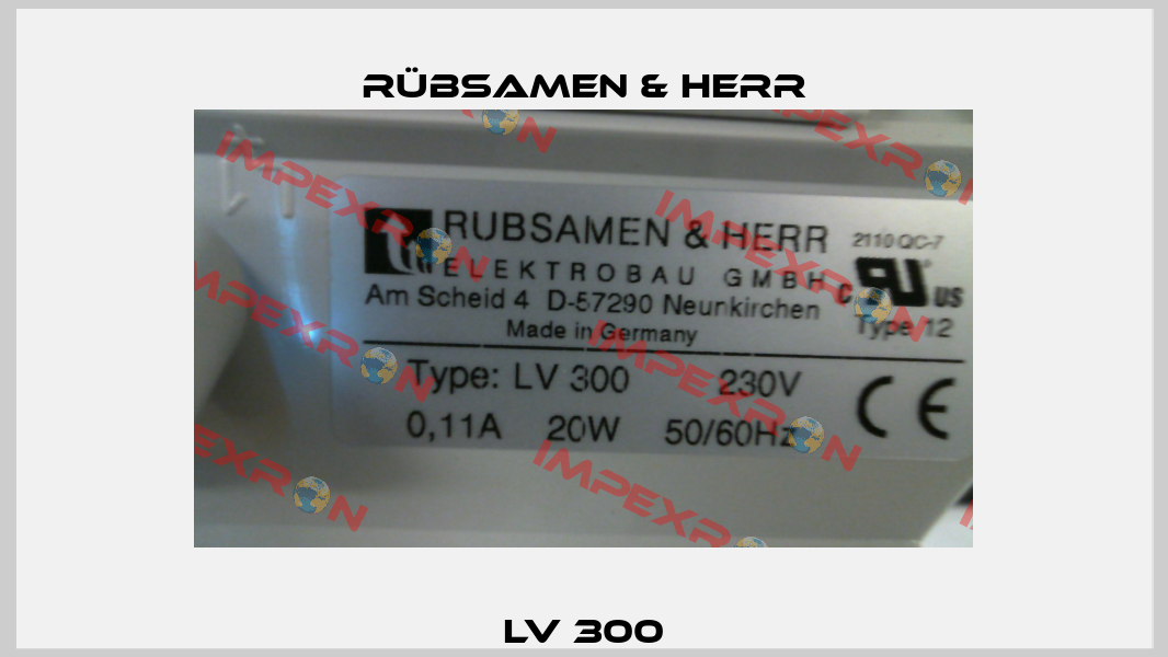 LV 300 Rübsamen & Herr