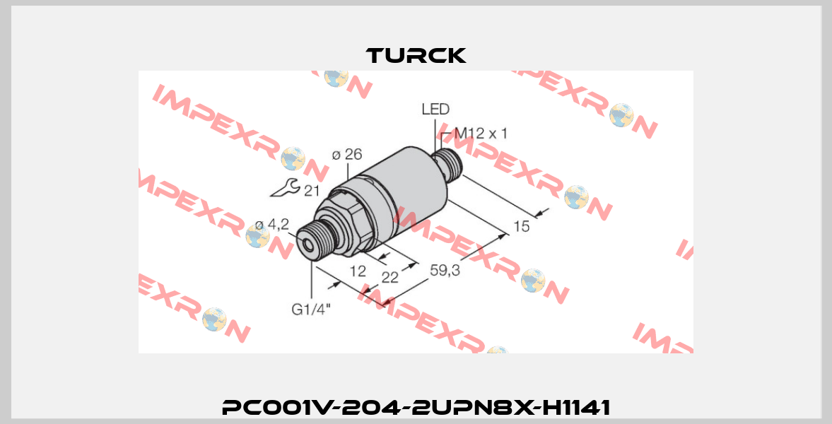 PC001V-204-2UPN8X-H1141 Turck