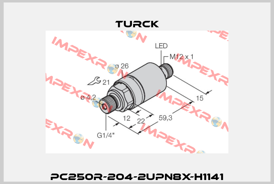 PC250R-204-2UPN8X-H1141 Turck