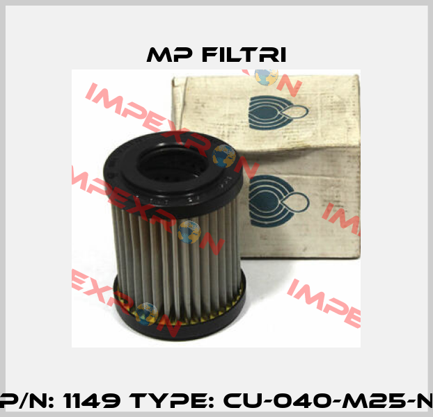 P/N: 1149 Type: CU-040-M25-N MP Filtri