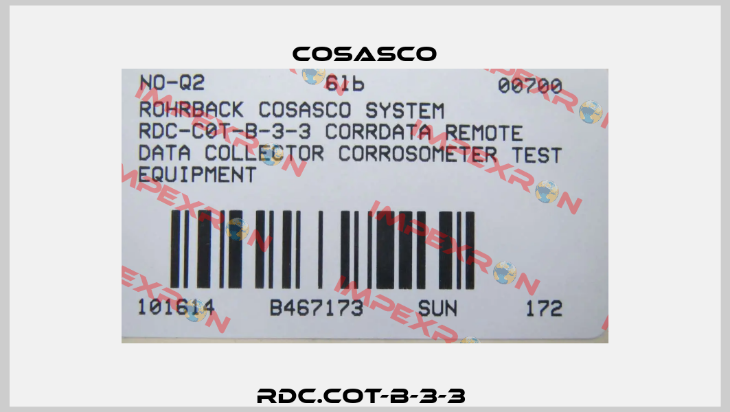 RDC.COT-B-3-3  Cosasco