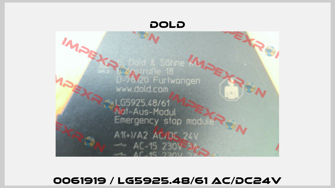 0061919 / LG5925.48/61 AC/DC24V Dold